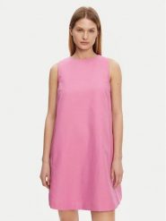 Weekend Max Mara Sukienka codzienna Racer 2515221102 Różowy Regular Fit. Czerwone sukienki damskie Weekend Max Mara, bez wzorów, z bawełny, bez ramiączek. Za 1,279.00 zł.