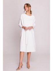 Stylove Sukienka w kolorze białym rozmiar: S/M. Białe sukienki damskie Stylove, bez wzorów, z tkaniny, bez ramiączek. Za 203.45 zł.