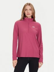 Under Armour Koszulka techniczna Ua Tech™ 1389857 Różowy Regular Fit. Czerwone koszulki damskie Under Armour, m, bez wzorów, z syntetyku, bez kołnierzyka, bez ramiączek. Za 189.99 zł.