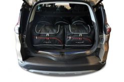 Torby Do Bagażnika Renault Espace 2014-2021 5Szt Kjust. Czarne torby podróżne KJUST, bez wzorów, z kauczuku. Za 1,593.00 zł.