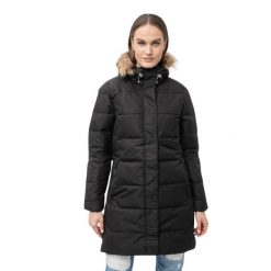 Parka damska Helly Hansen Aden Down. Czarne parki damskie Helly Hansen, na zimę, bez kaptura. W wyprzedaży za 1,056.00 zł.