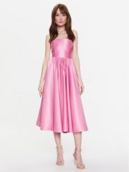 Pinko Sukienka koktajlowa Aminga 100298 A0I0 Różowy Regular Fit. Czerwone sukienki damskie Pinko, bez wzorów, z syntetyku, wizytowe, bez ramiączek. Za 2,069.00 zł.