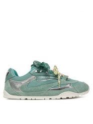 PINKO Sneakersy Yulia 01 SS0185 P076 Zielony. Zielone obuwie sportowe damskie Pinko, z materiału, bez zapięcia. Za 1,019.00 zł.
