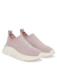 DKNY Sneakersy Lillie K1688768 Różowy. Czerwone obuwie sportowe damskie DKNY, z materiału, bez zapięcia. Za 659.99 zł.