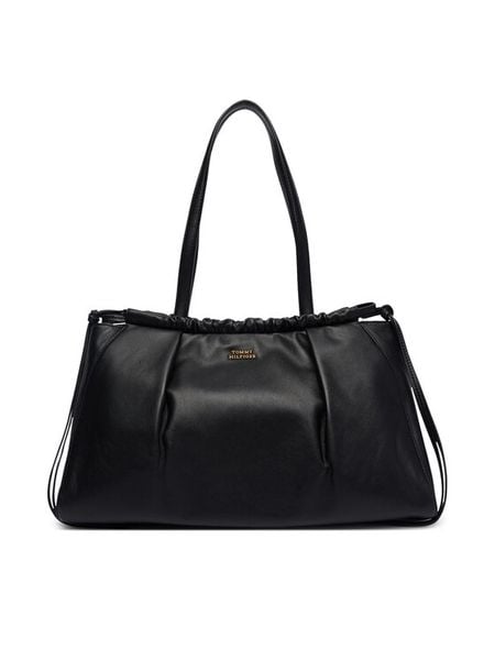 Tommy Hilfiger Torebka AW0AW19223 Czarny. Czarne torebki klasyczne damskie Tommy Hilfiger, bez dodatków. Za 1,099.00 zł.