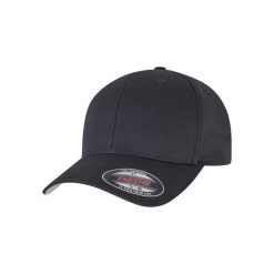 Czapka bejsbolówka Flexfit Wooly Combed. Czarne czapki damskie FLEXFIT, bez wzorów, z bawełny. Za 67.65 zł.