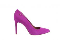 Szpilki Bayla-156 2684 14 Fuksja, Skóra naturalna - 39. Fioletowe szpilki damskie Bayla, bez wzorów, z materiału, bez obcasa, na obcasie, bez zapięcia. W wyprzedaży za 134.10 zł.