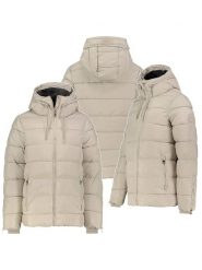 Sublevel Kurtka pikowana w kolorze kremowym rozmiar: L. Brązowe kurtki damskie Sublevel, l, bez wzorów, bez kaptura. Za 325.79 zł.