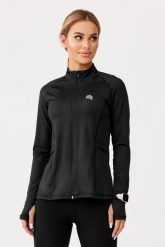 Damska bluza sportowa szybkoschnąca do biegania Rough Radical Freedom. Czarne bluzy damskie ROUGH RADICAL, na jesień, l, bez wzorów, z dzianiny, bez kaptura. Za 199.90 zł.