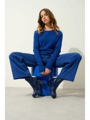 AUTHENTIC CASHMERE Kaszmirowy sweter "Ivy" w kolorze niebieskim rozmiar: L. Niebieskie swetry klasyczne damskie AUTHENTIC CASHMERE, l, z kaszmiru, bez kołnierzyka. Za 424.06 zł.