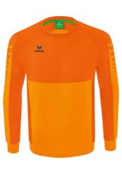 Bluza 565 Erima Six Wings Pomarańczowa Junior. Brązowe bluzy damskie Erima, bez wzorów, z bawełny, bez kaptura. Za 266.99 zł.