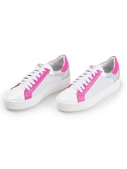 Anna Morellini Skórzane sneakersy "Ginelia" w kolorze białym rozmiar: 40. Białe obuwie sportowe damskie Anna Morellini, bez zapięcia. Za 386.53 zł.