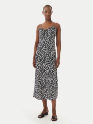 ONLY Sukienka letnia Nelly 15322844 Granatowy Regular Fit. Niebieskie sukienki damskie Only, bez wzorów, z wiskozy, bez ramiączek. Za 189.99 zł.