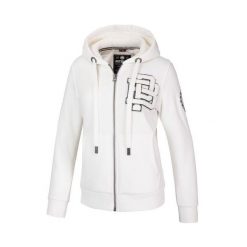 Bluza damska Pitbull rozpinana z kapturem Sherpa Ruffina. Białe bluzy damskie PITBULL, l, bez wzorów, z kapturem. Za 269.00 zł.