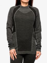 Bluza termoaktywna damska La Sportiva Wool70 Tech Longsleeve. Szare bluzy damskie La Sportiva, l, bez wzorów, ze skóry, bez kaptura. Za 417.99 zł.