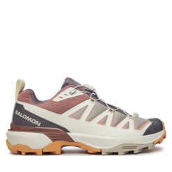 Trekkingi Salomon. Szare obuwie trekkingowe damskie Salomon, bez zapięcia. Za 499.99 zł.