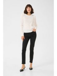 Kaffe Bluzka "Gerit" w kolorze białym rozmiar: M. Białe bluzki damskie Kaffe, m, bez wzorów, bez kołnierzyka, bez ramiączek. Za 100.04 zł.