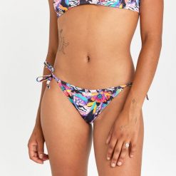 Dół kostiumu kąpielowego surfingowego damski Olaian Sofy Bibi. Bikini OLAIAN, bez wzorów, z elastanu. Za 49.99 zł.
