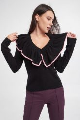 Sweter kaszmirowy Valina CUSTOMMADE. Swetry klasyczne damskie Custommade, s, z kaszmiru, bez kołnierzyka. W wyprzedaży za 755.37 zł.