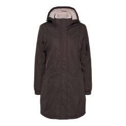 Parka dla kobiet Equipage Jenna. Brązowe parki damskie EQUIPAGE, bez kaptura. Za 741.50 zł.