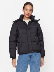 Pepe Jeans Kurtka zimowa Morgan PL402273 Czarny Regular Fit. Czarne kurtki damskie Pepe Jeans, na zimę, l, bez wzorów, z jeansu, bez kaptura. Za 549.99 zł.