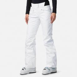 SPODNIE ROSSIGNOL W CLASSIQUE PANT WHITE 22/23. Białe spodnie sportowe damskie Rossignol, na zimę, m, bez wzorów, z materiału, narciarskie, Primaloft. Za 1,239.00 zł.
