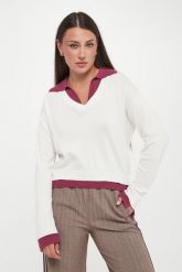 Sweter damski z kołnierzem LIU JO. Swetry klasyczne damskie Liu Jo, xs, bez kołnierzyka. Za 599.00 zł.