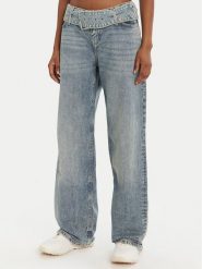 HUGO Jeansy Glory_B 50541520 Niebieski Relaxed Fit. Niebieskie jeansy damskie Hugo. Za 479.99 zł.