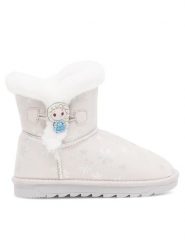 Frozen Śniegowce AW23-105DFR Szary. Szare kozaki dziewczęce Frozen, bez wzorów, z materiału, bez obcasa, bez zapięcia. Za 64.99 zł.