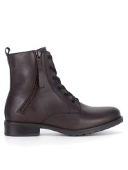 Lasocki Trzewiki WI16-CORA-16 Brązowy. Brązowe botki damskie Lasocki, ze skóry, bez obcasa, na płaskiej podeszwie, bez zapięcia. Za 259.99 zł.