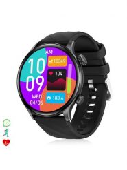 DAM Smartwatch "ZW63" w kolorze czarnym rozmiar: onesize. Czarne zegarki damskie DAM, metalowe. Za 242.45 zł.