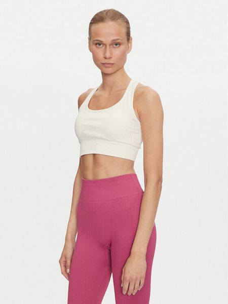 4F Biustonosz sportowy 4FWAW24USBAF141 Écru. Biustonosze sportowe damskie 4F, bez wzorów, z syntetyku. Za 49.99 zł.