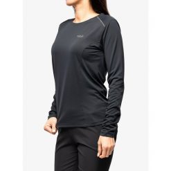 Bluza damska Rab Force LS Tee. Szare bluzy damskie RAB, na zimę, xs, bez wzorów, bez kaptura. Za 195.99 zł.