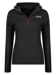 Maison Montaigne Bluza polarowa "Tumai" w kolorze czarnym rozmiar: M. Czarne bluzy damskie Maison Montaigne, m, bez wzorów, z polaru, bez kaptura. Za 56.79 zł.