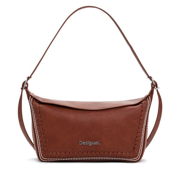 Torebka Desigual. Brązowe torebki klasyczne damskie Desigual, bez dodatków. Za 179.99 zł.