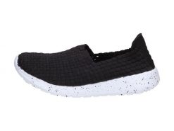 Czarne sportowe buty damskie Sabatina Fd20-1. Czarne obuwie sportowe casual damskie Sabatina, z tkaniny, bez zapięcia. Za 89.00 zł.