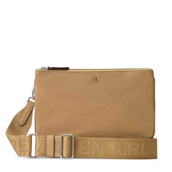 Torebka LAUREN RALPH LAUREN. Brązowe listonoszki damskie Lauren Ralph Lauren, bez wzorów, bez dodatków. Za 469.99 zł.