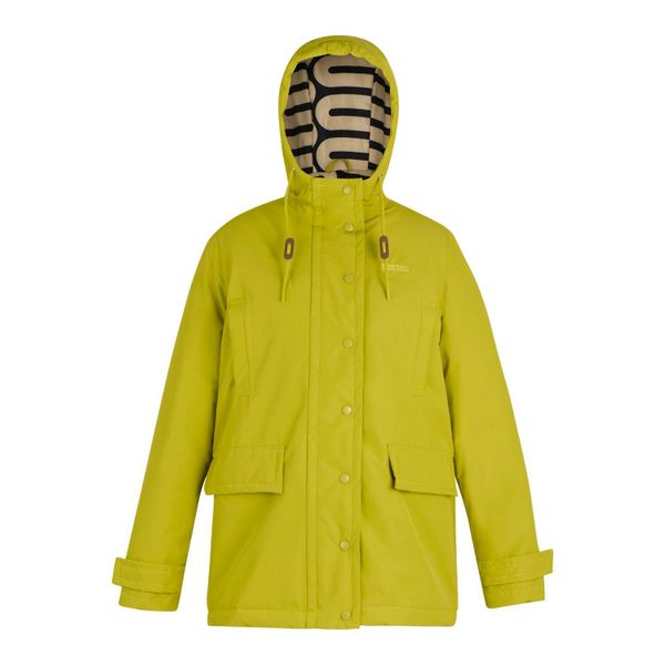 Kurtka Damska Orla Kiely Plain Mid Length Waterproof Jacket. Zielone kurtki damskie Regatta, m, bez wzorów, z poliesteru, z kapturem. Za 638.99 zł.