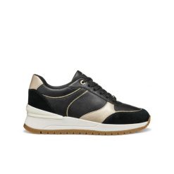 Sneakersy damskie Geox Desya A. Czarne obuwie sportowe damskie Geox, bez zapięcia. Za 595.00 zł.