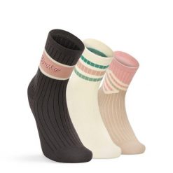 Ęce skarpetki bawełniane 3-pak Lifestyle Siroko Mini Club Pink. Czerwone skarpetki damskie SIROKO, bez wzorów, z bawełny. Za 63.00 zł.