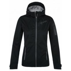 Damska kurtka softshell Kilpi BELTRA-W. Czarne kurtki damskie Kilpi, xs, bez wzorów, z softshellu, bez kaptura. Za 414.99 zł.