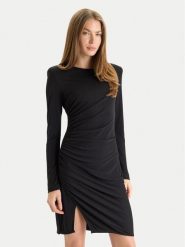 Gaudi Sukienka koktajlowa 521FD14009 Czarny Slim Fit. Czarne sukienki damskie Gaudi, bez wzorów, z syntetyku, wizytowe, bez ramiączek. Za 749.99 zł.