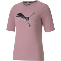 Koszulka Puma Nu-tility T-shirt, Kobiety. Fioletowe koszulki damskie Puma, s, bez wzorów, z bawełny, bez kołnierzyka, bez ramiączek. Za 190.00 zł.