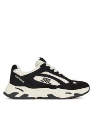 Steve Madden Sneakersy Sneak Peak-E SM19000129 Czarny. Czarne obuwie sportowe damskie Steve Madden, z materiału, bez zapięcia. Za 369.99 zł.