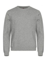 Clique Basic Roundneck bluza unisex szary melanż – grey melange. Szare bluzy damskie CLIQUE, xl, bez wzorów, z bawełny, bez kaptura. Za 149.58 zł.