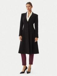 Rinascimento Płaszcz przejściowy CFC0127999003 Czarny Slim Fit. Czarne płaszcze damskie Rinascimento, m, bez wzorów, z syntetyku, bez kaptura. Za 1,179.00 zł.