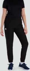 Damskie spodnie dresowe Canterbury Club. Czarne spodnie sportowe damskie CANTERBURY, s, bez wzorów, z dresówki, na fitness i siłownię. Za 312.50 zł.