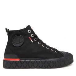 Trampki Palladium. Czarne trampki damskie Palladium, bez wzorów, bez zapięcia. Za 229.99 zł.