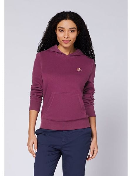 Polo Sylt Bluza w kolorze fioletowym rozmiar: M. Różowe bluzy damskie Polo Sylt, m, bez wzorów, z bawełny, z kapturem. Za 104.95 zł.