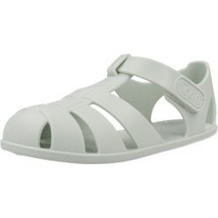 Sandały IGOR S10324 Zielony. Zielone sandały damskie IGOR, bez wzorów, z gumy, bez obcasa, bez zapięcia. Za 134.99 zł.